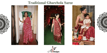 Traditional Gharchola Bandhani Saree - AektasAjDesigns