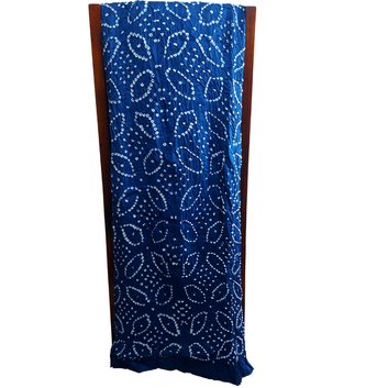 Rangbari - Royal Blue Colour Bandhani Dress Material