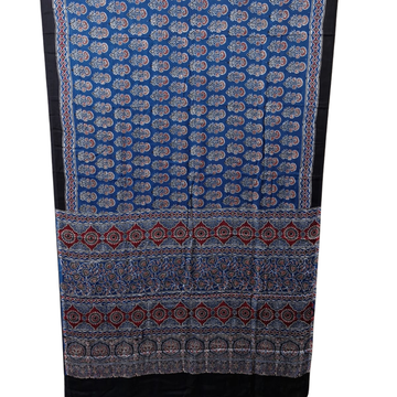 Neerja 09  - Modal Silk Hand Block Print Saree