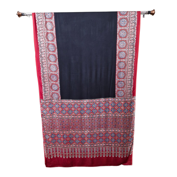 Neerja 02  - Modal Silk Hand Block Print Saree