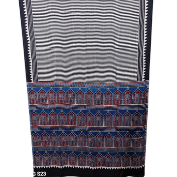 Neerja 03  - Modal Silk Hand Block Print Saree